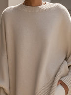Yasmine - Poncho oversize femme élégant