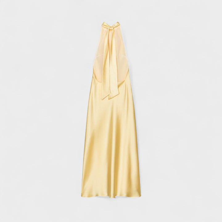 Gala - Robe Halter Satinée