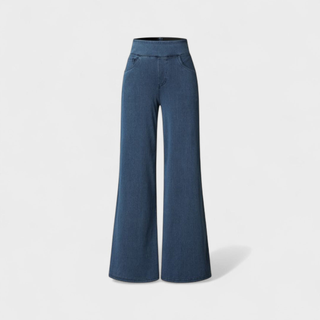 Irene - Pantalon en jean à coupe large