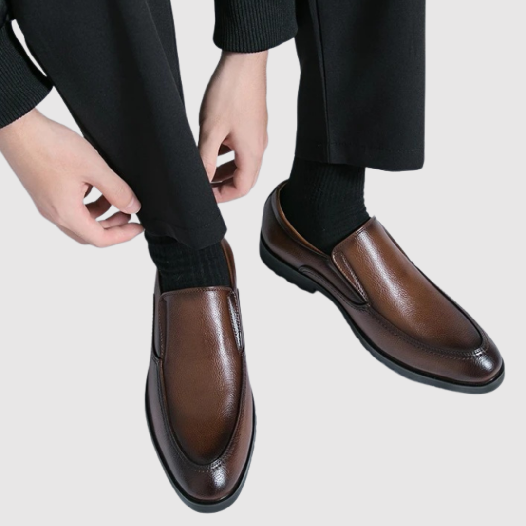 Viktor – Chaussures pour hommes slip-on en cuir classiques