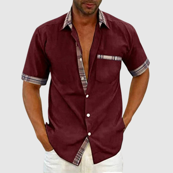 Lucas – Chemise décontractée à manches courtes