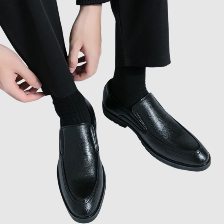 Viktor – Chaussures pour hommes slip-on en cuir classiques
