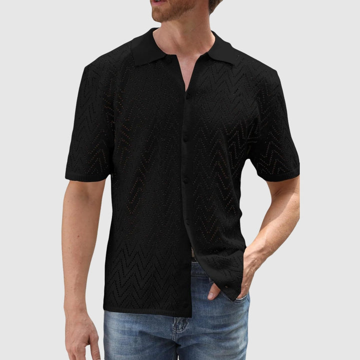 Lucas – Pull à motif zigzag