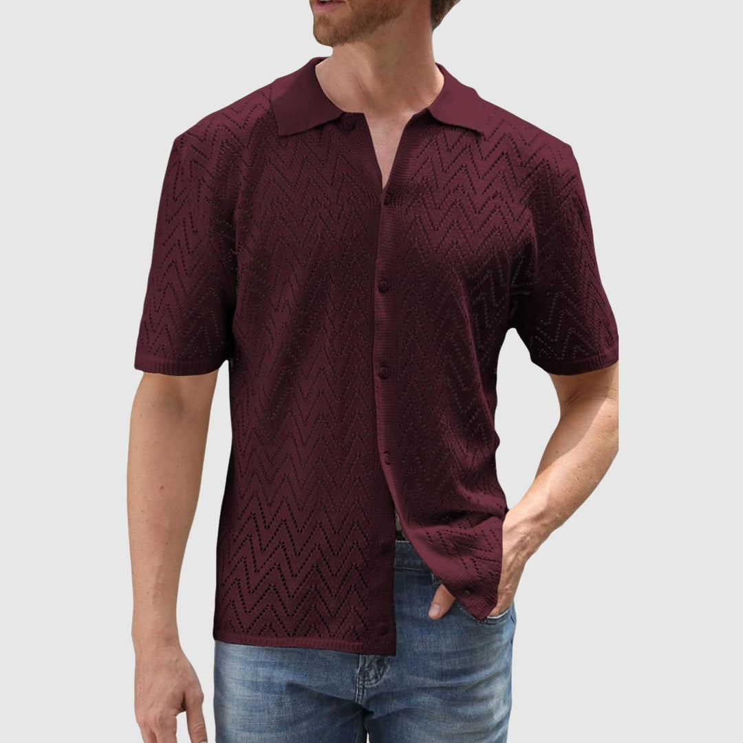 Lucas – Pull à motif zigzag