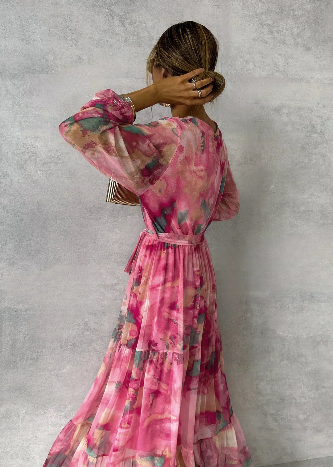 Luísa - Robe Fleurie à Envelopper