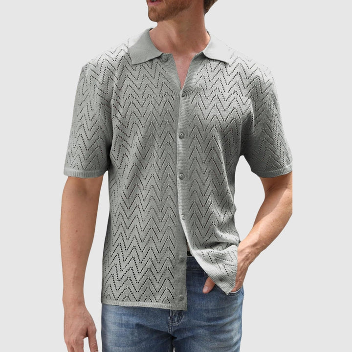 Lucas – Pull à motif zigzag
