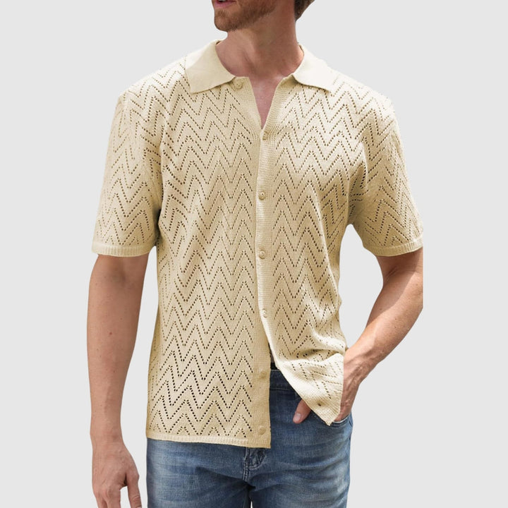Lucas – Pull à motif zigzag