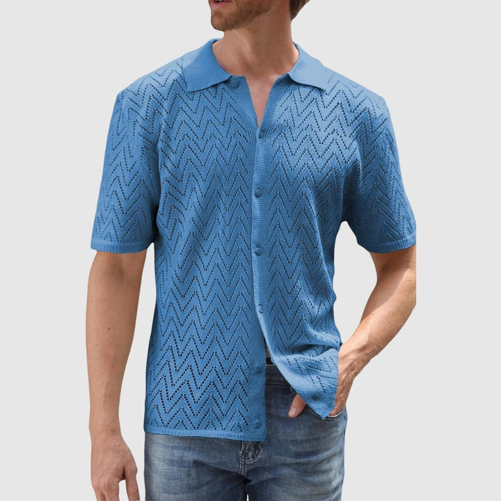 Lucas – Pull à motif zigzag