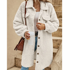 Aurore - Cardigan Long Manteau Confortable Élégant Femme