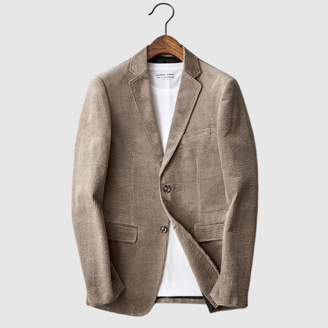 Šimon – Blazer Milano en daim structuré délicat