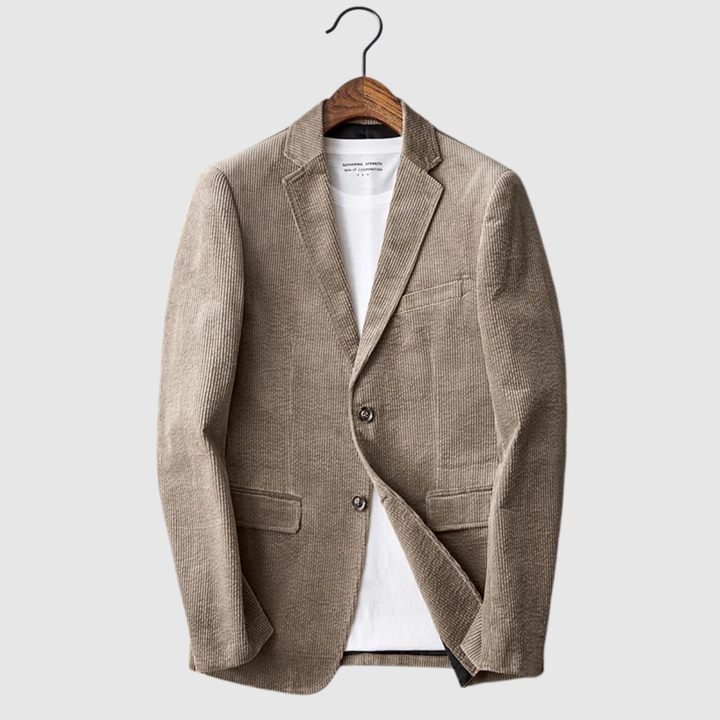 Šimon – Blazer Milano en daim structuré délicat