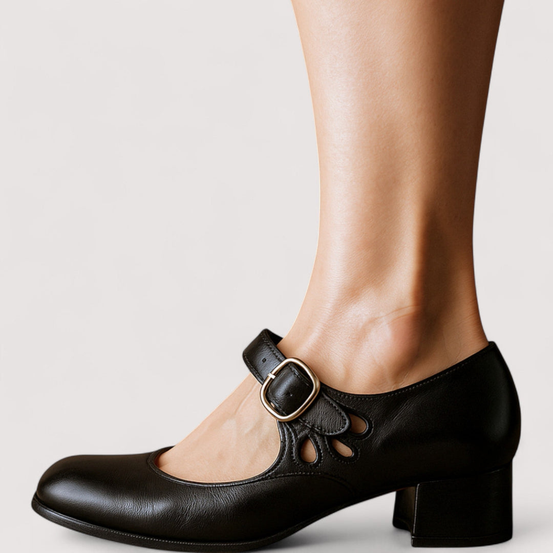 Clara - Escarpin Élégant en Cuir Synthétique