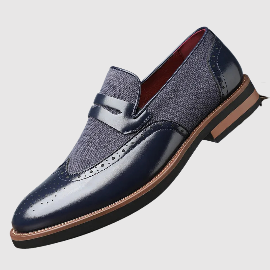 Viktor – Mocassins en cuir avec boucle en métal