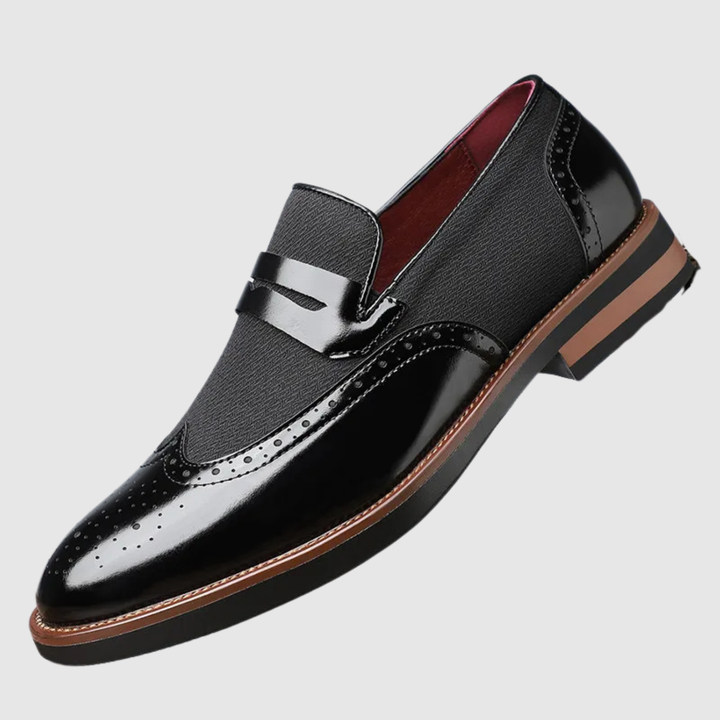 Viktor – Mocassins en cuir avec boucle en métal