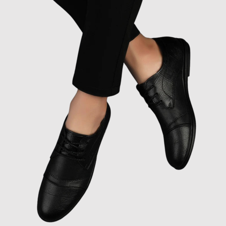 Viktor – Chaussures en cuir pour hommes classiques avec lacets