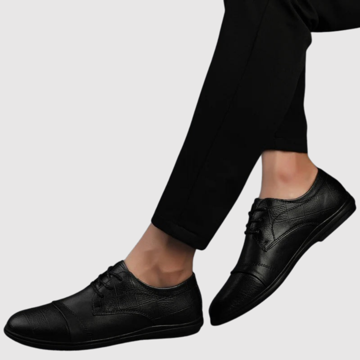 Viktor – Chaussures en cuir pour hommes classiques avec lacets
