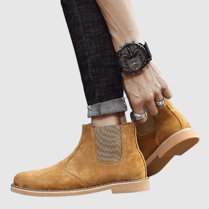 Radim – Bottines Chelsea classiques en velours