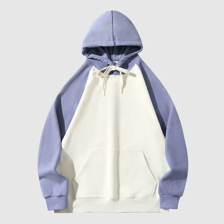Daniel – Sweat à bloc de couleur et texture poisson