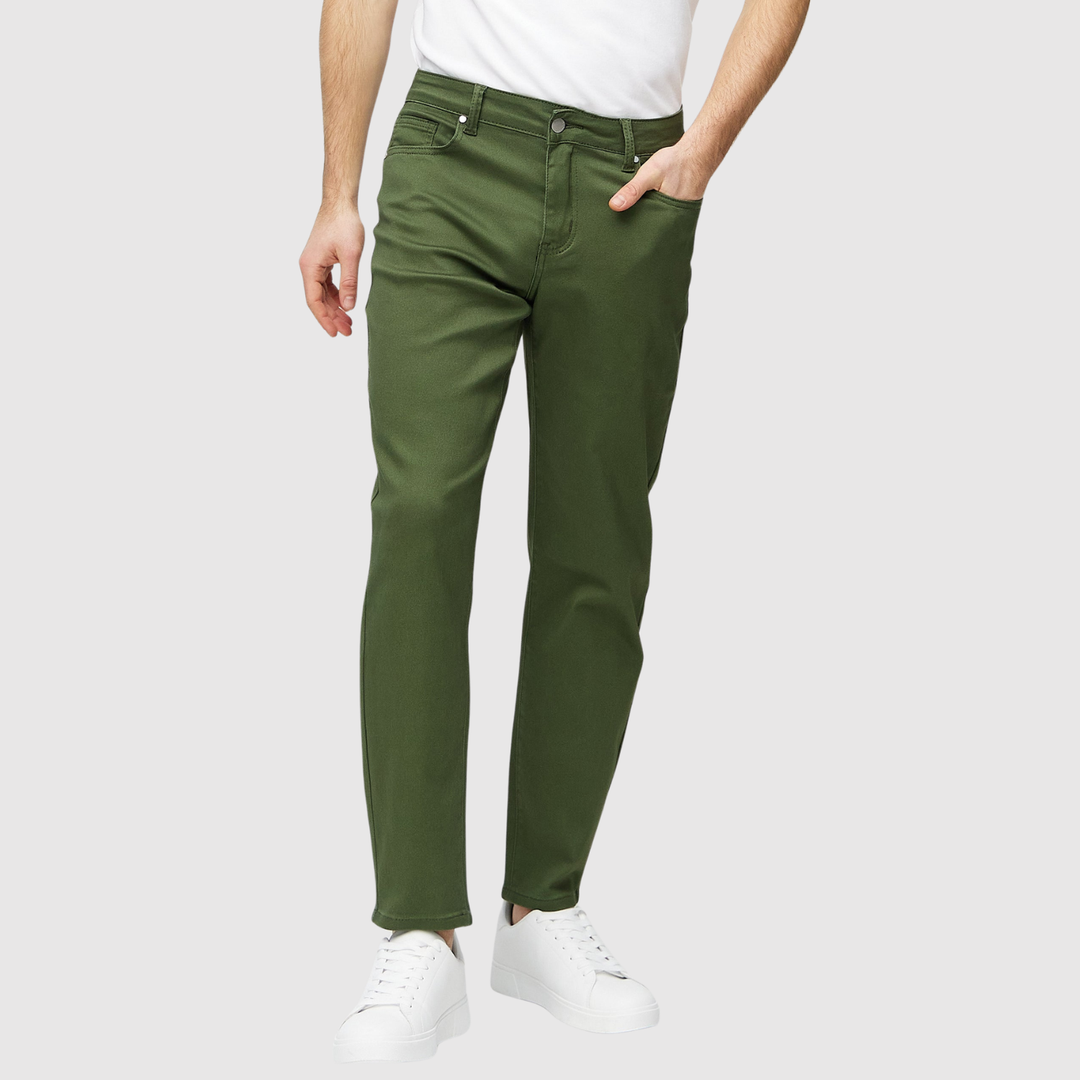 Bruno – Jean coupe classique en vert