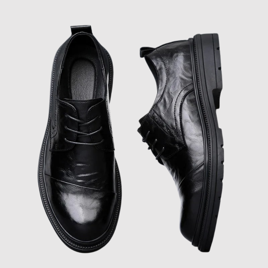 Viktor – Chaussures en cuir pour hommes modernes avec semelle dure