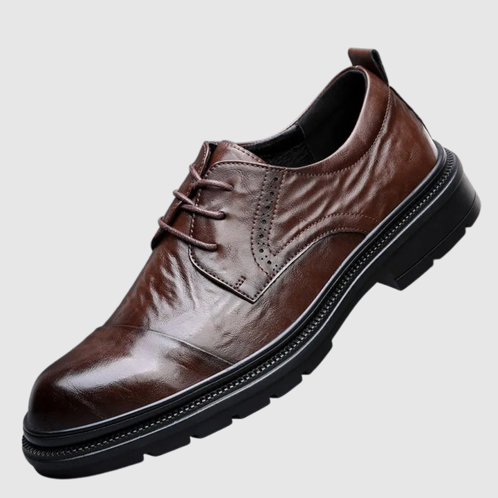 Viktor – Chaussures en cuir pour hommes modernes avec semelle dure