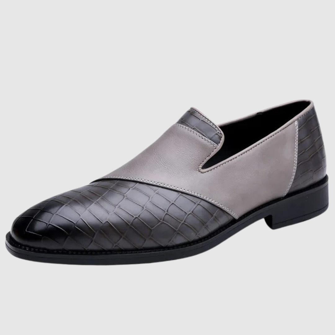 Viktor – Chaussures slip-on pour hommes en cuir tressé