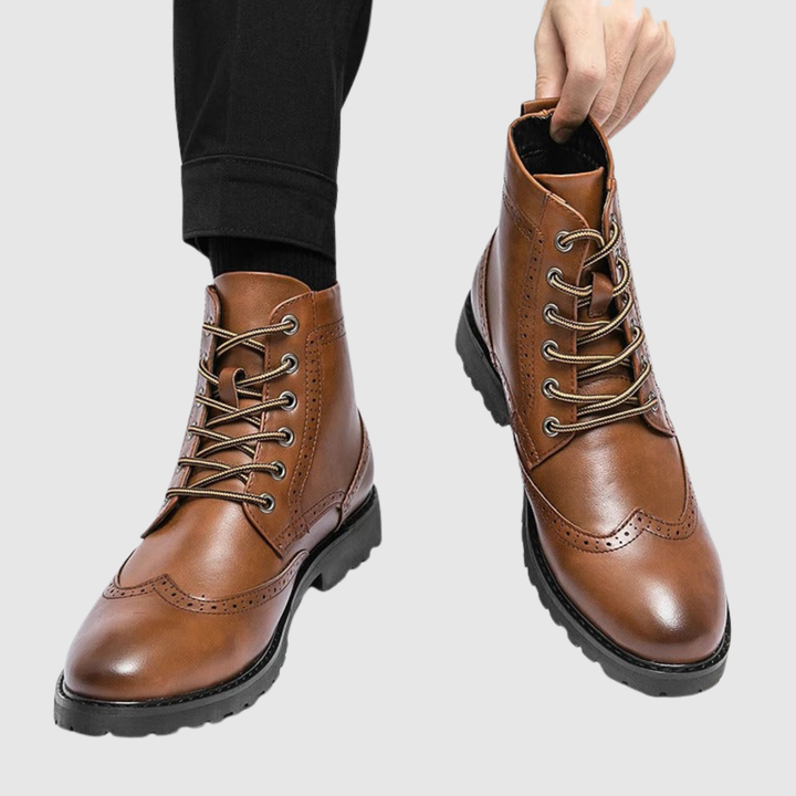 Viktor – Chaussures en cuir classiques à lacets