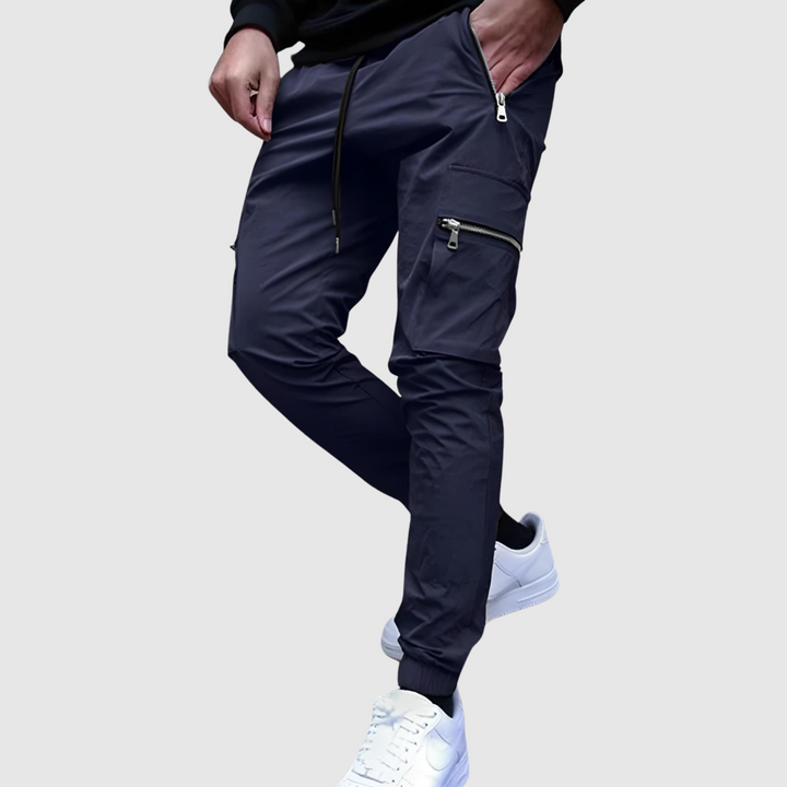 Leo – Pantalon de jogging pour homme avec poches zippées
