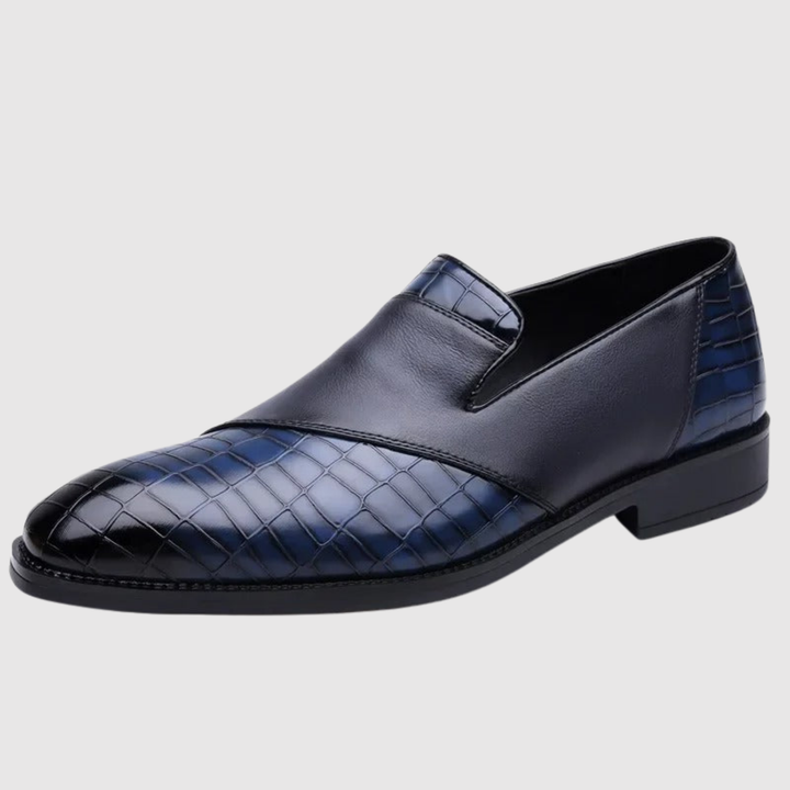Viktor – Chaussures slip-on pour hommes en cuir tressé
