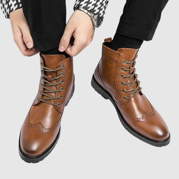 Viktor – Chaussures en cuir classiques à lacets