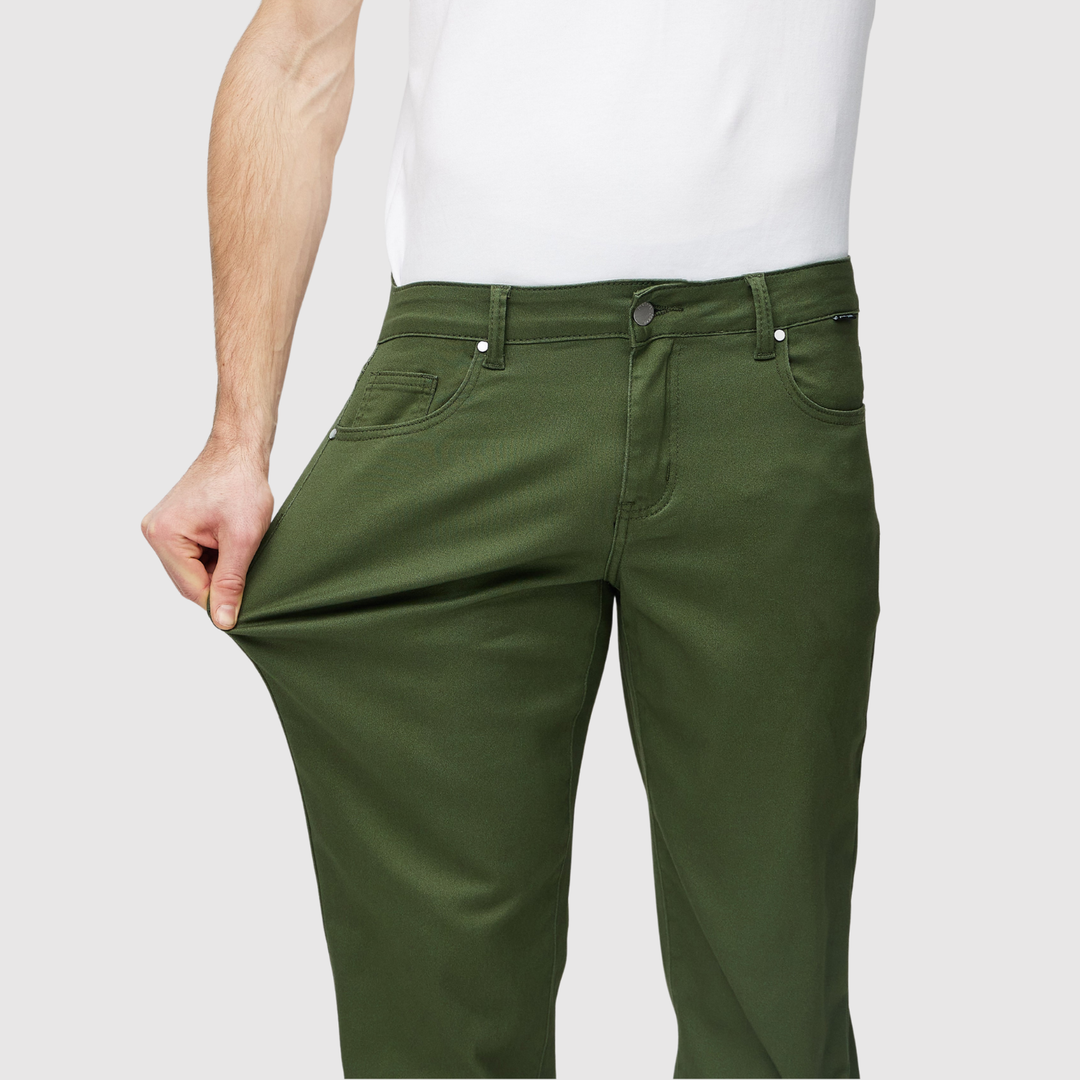 Bruno – Jean coupe classique en vert