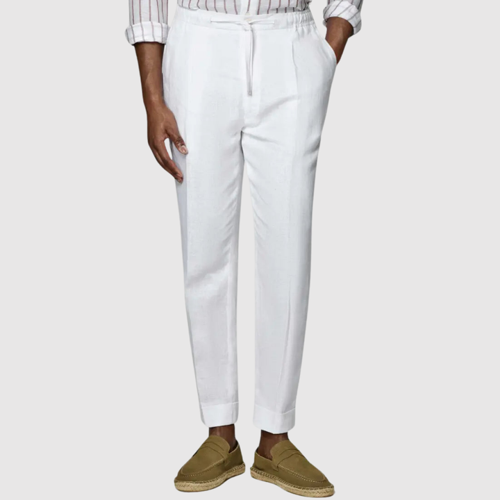 Leo – Pantalons en lin élégants au style classique
