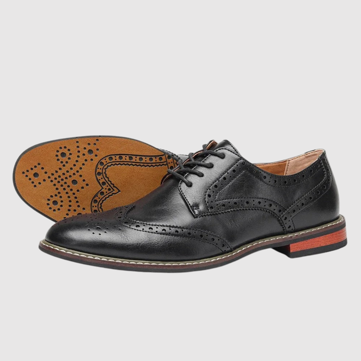 Viktor – Chaussures brogue pour hommes en cuir classique