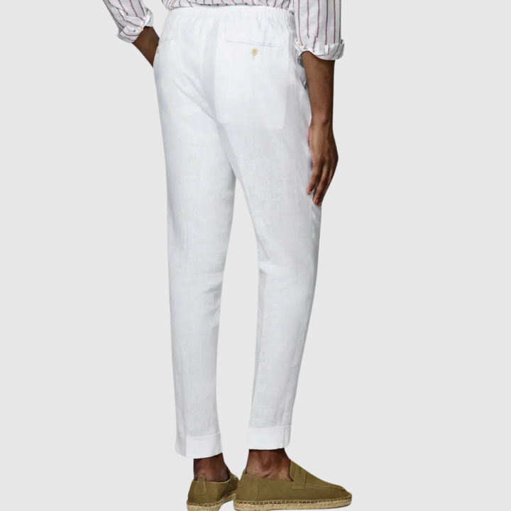Leo – Pantalons en lin élégants au style classique