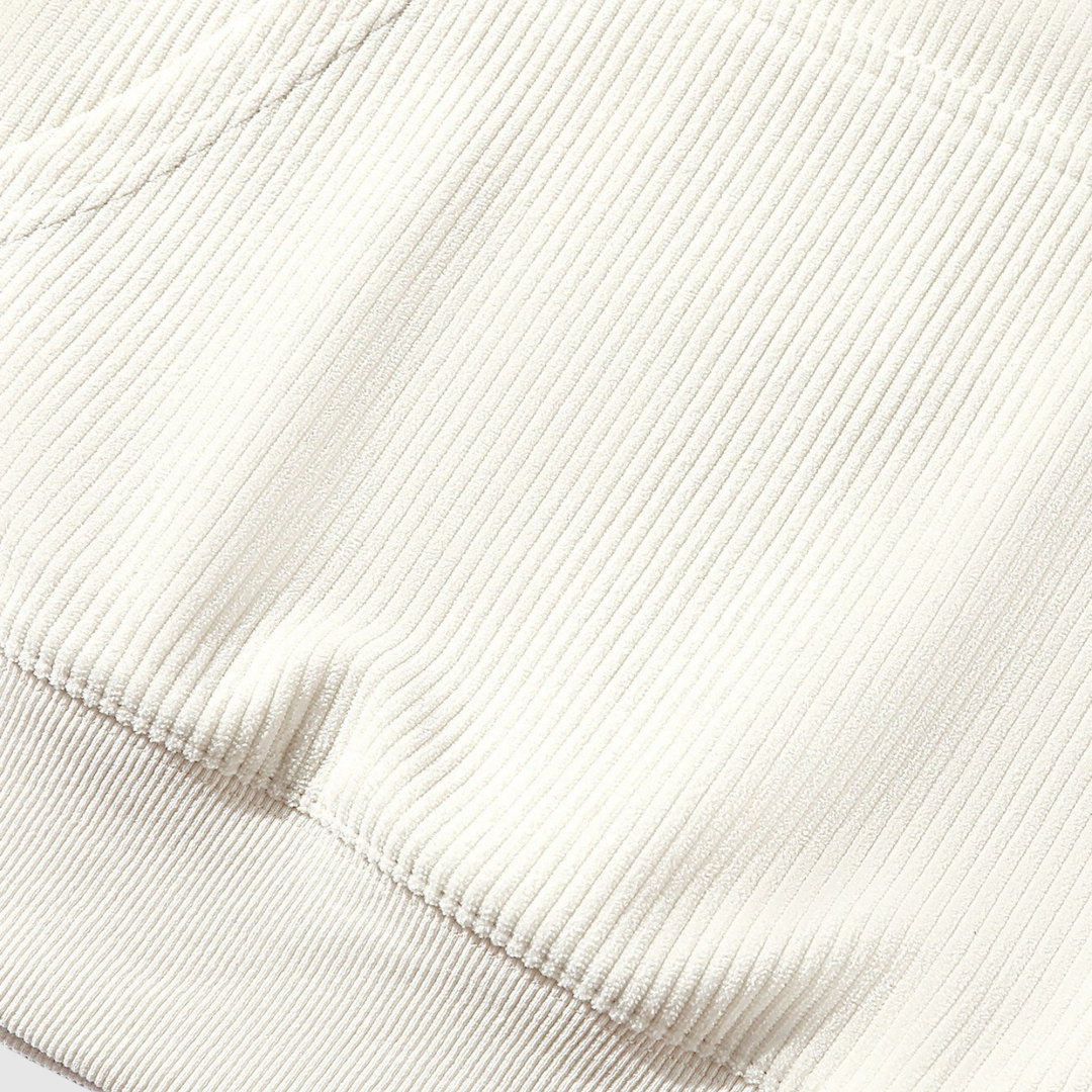 Daniel – Sweat à bloc de couleur et texture poisson