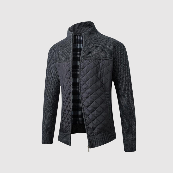 Šimon – Veste masculine élégante avec des détails tissés