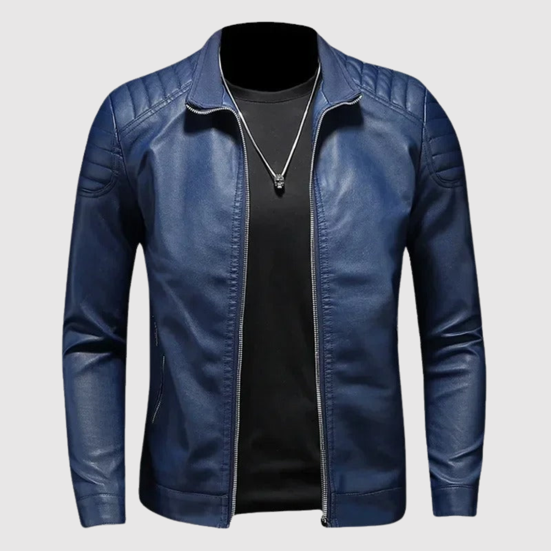 Dorian – Veste en cuir élégante au design épuré
