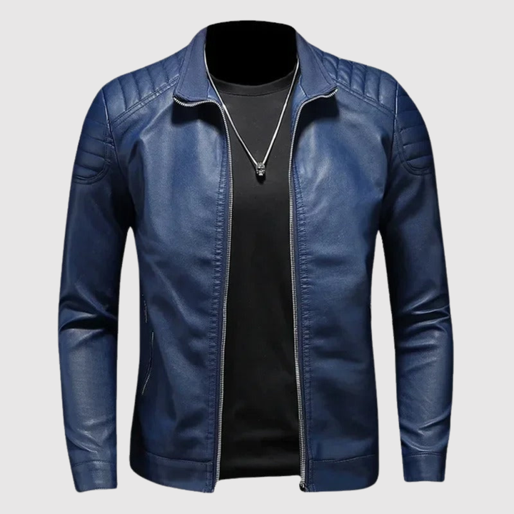 Dorian – Veste en cuir élégante au design épuré
