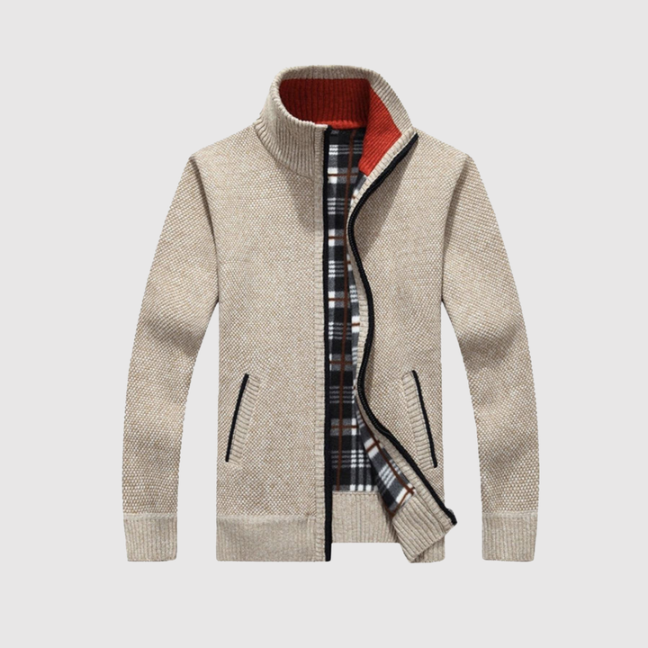 Marek – Gilet stylé avec fermeture éclair et détails contrastés