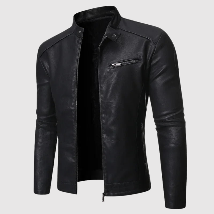 Dorian – Veste en cuir moderne au design épuré