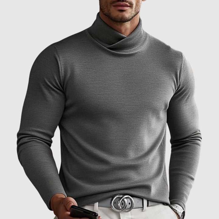 Lucas – Pull classique à col roulé