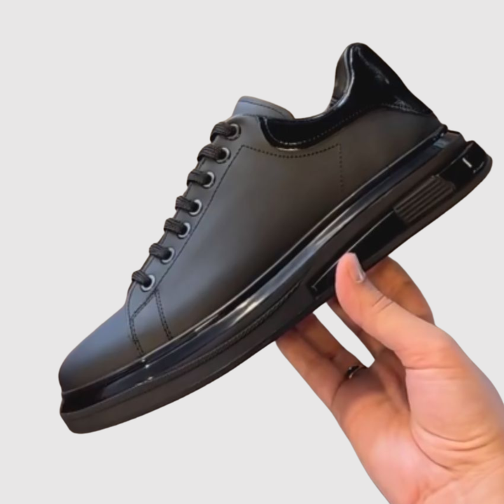 Oskar - Baskets en cuir pour hommes au design épuré