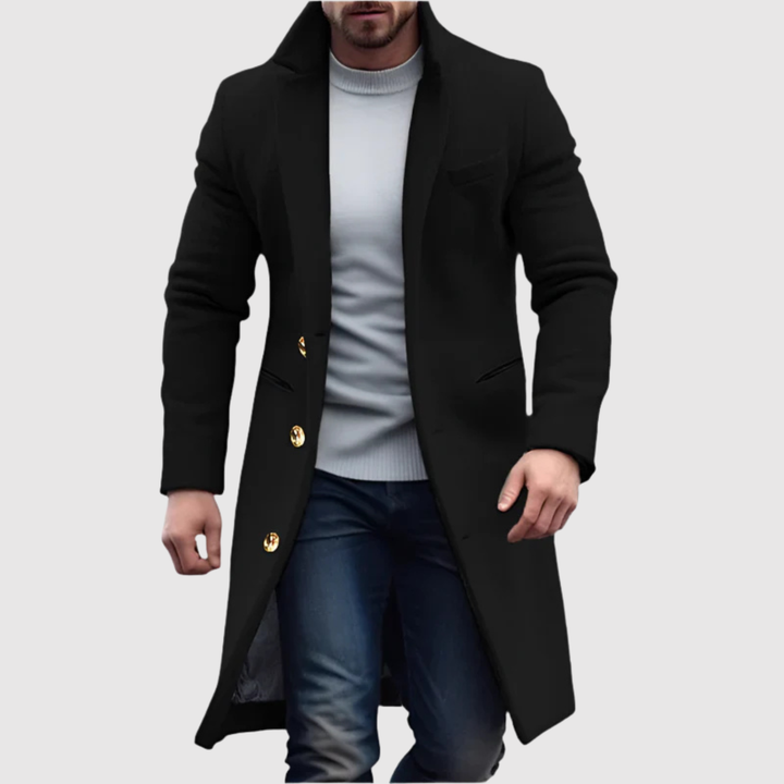Marek – Manteau d'hiver élégant à la silhouette épurée