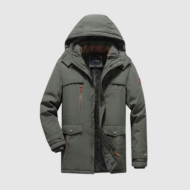 Marek – Veste d'hiver avec doublure en duvet et capuche