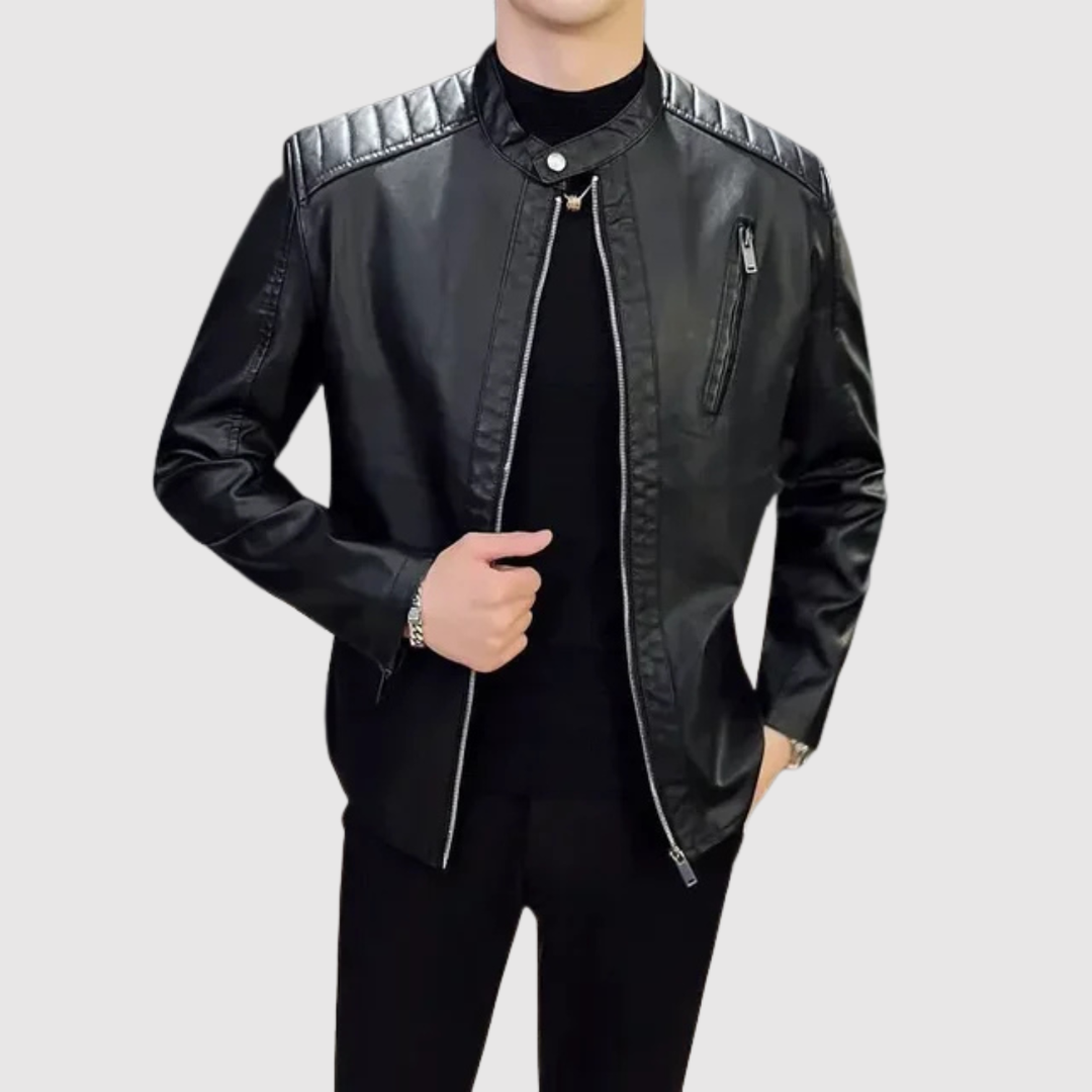 Dorian – Veste en cuir élégante avec une touche moderne