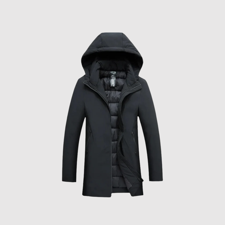 Marek – Manteau d'hiver élégant avec capuche