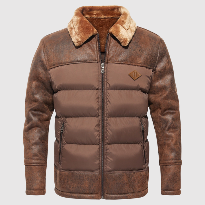 Dorian – Veste d'hiver isolée avec col en duvet
