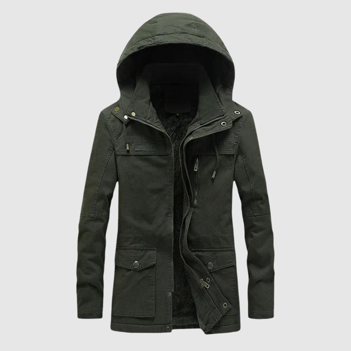 Marek – Veste d'hiver avec doublure et capuche moderne