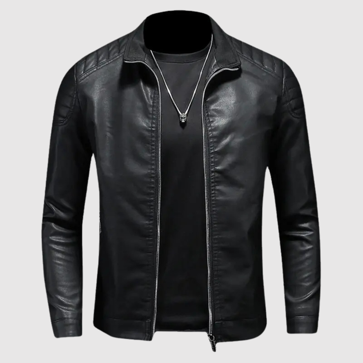 Dorian – Veste en cuir moderne au design épuré