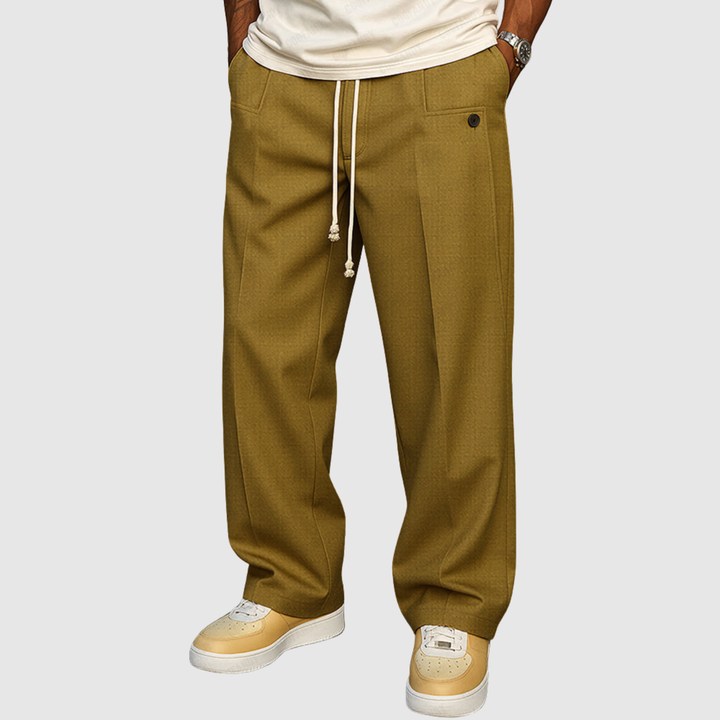 Leo - Pantalon décontracté avec cordon à la taille